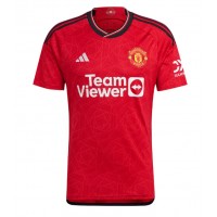 Manchester United Anthony Martial #9 Domáci futbalový dres 2023-24 Krátky Rukáv